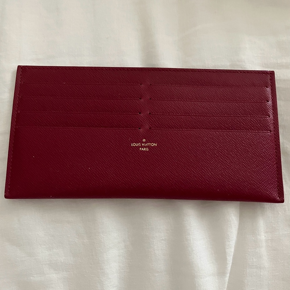 Louis Vuitton Burgundy Card Holder